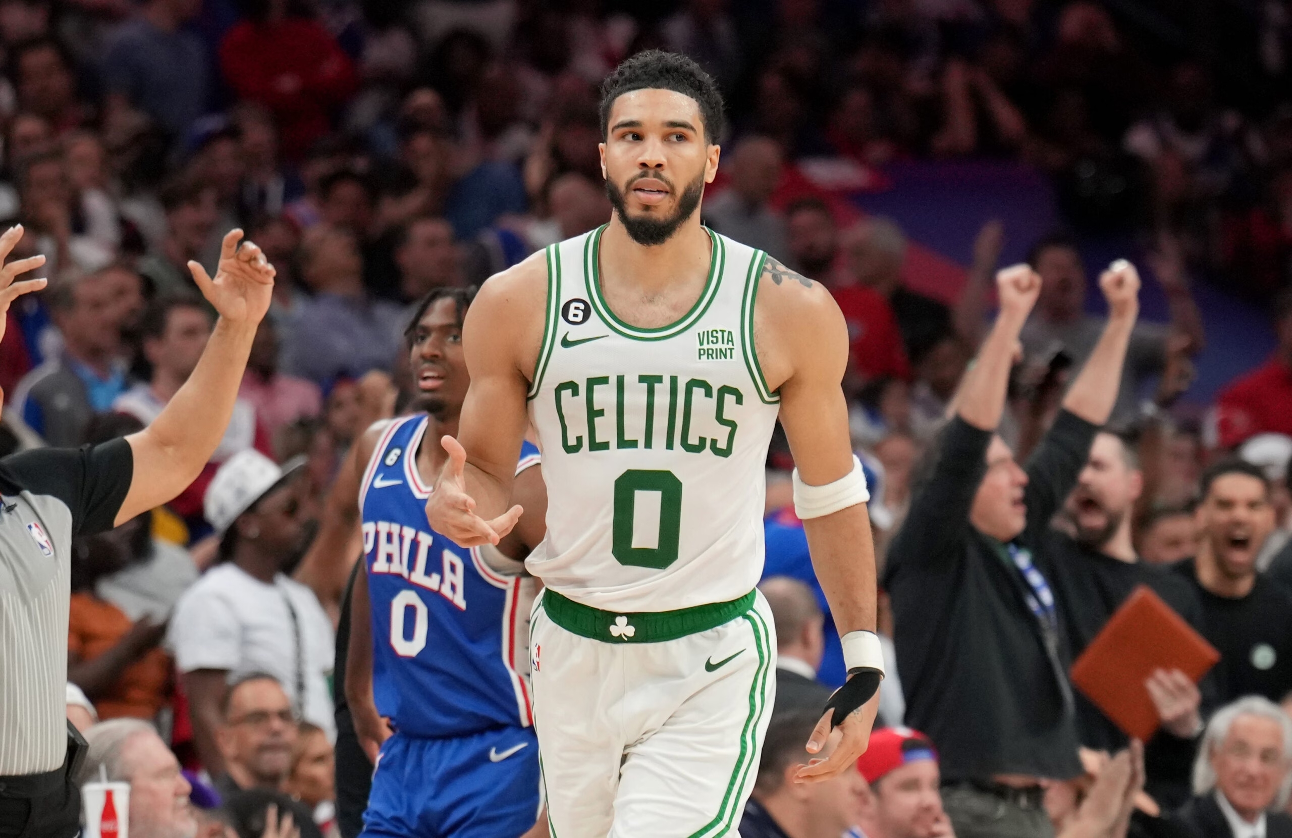 Tatum's 4th-quarter 3s Push Celtics Past 76ers 95-86, Force Game 7 ...