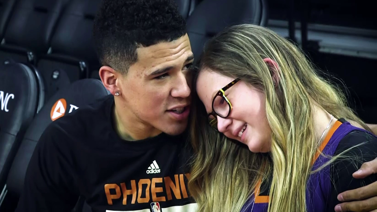 Devin Booker draws inspiration from younger sister NBA