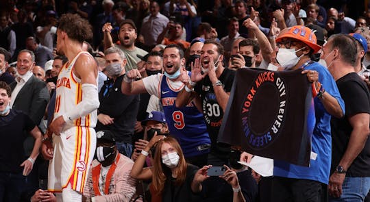 picture Trae Young Bow Msg nba heels young embiid epitome of
